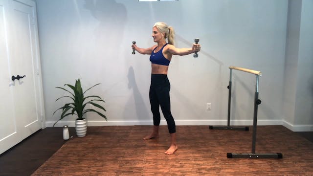 12 Minute Standing Arms with Weights