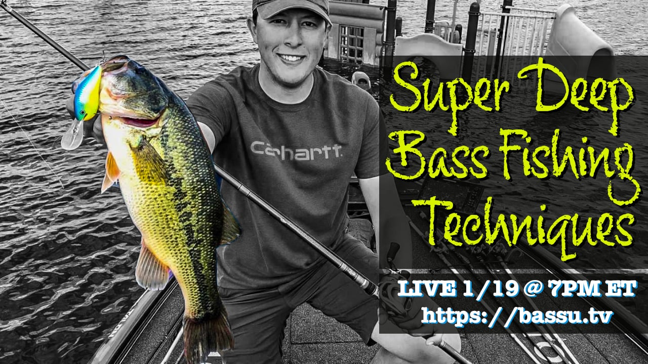 Super Deep Bass Fishing Cody Huff - January 2021