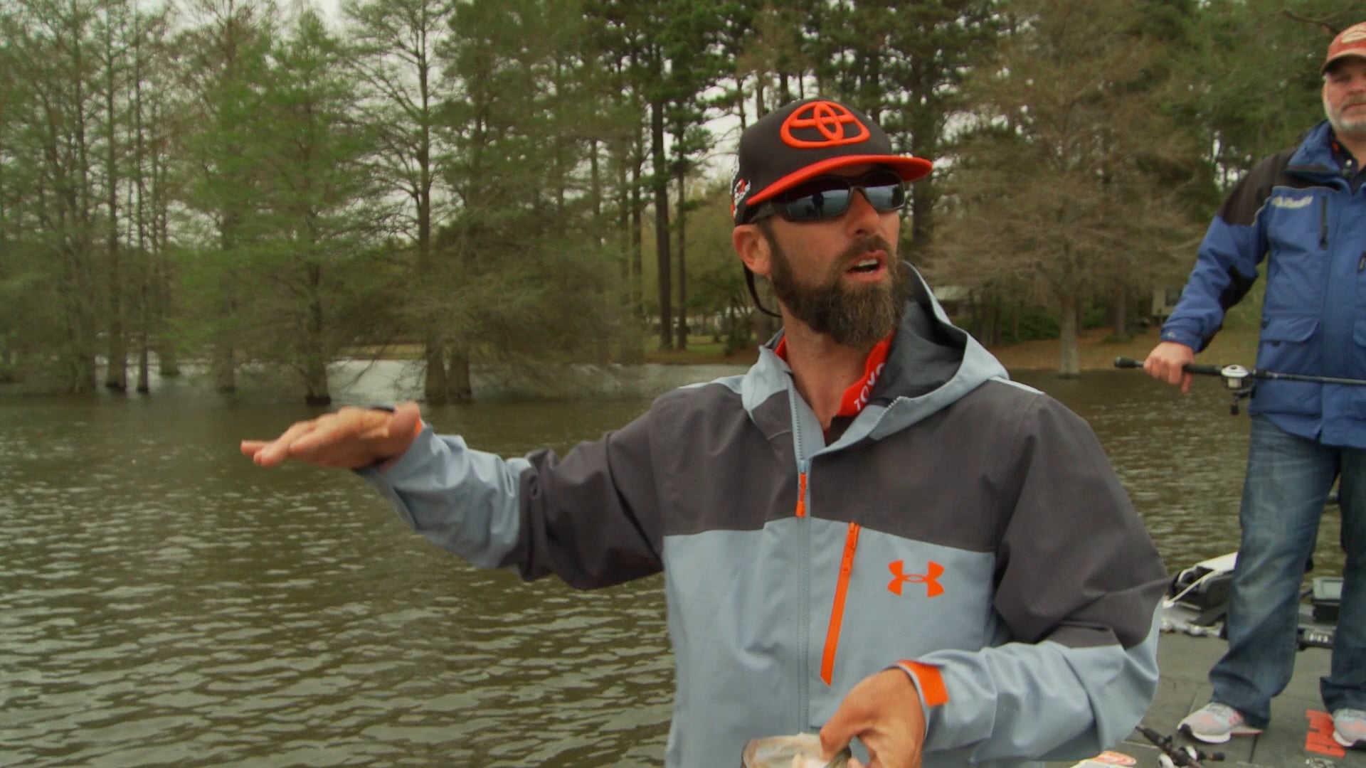 Fishing Milfoil - Mike and Pete On the Water