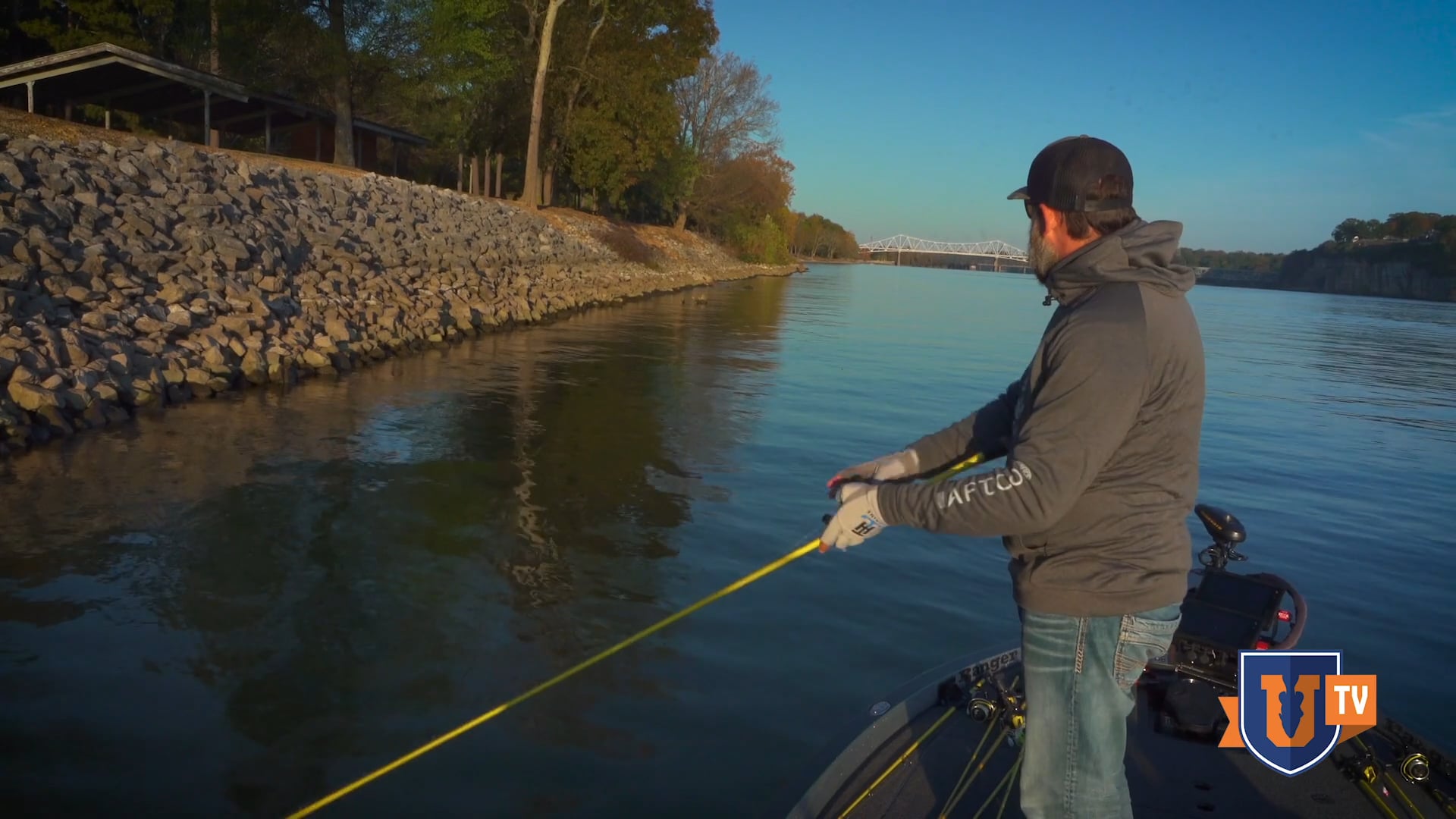 Fishing Riprap Banks - Dunkin