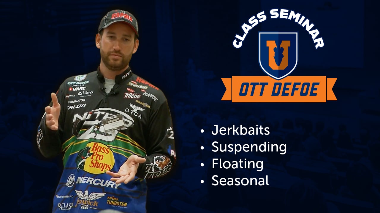 Seasonal Floating & Suspending Jerkbaits - Ott Defoe