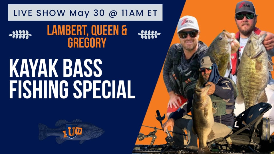 Bass University Kayak Fishing Kickoff Special - May 2023