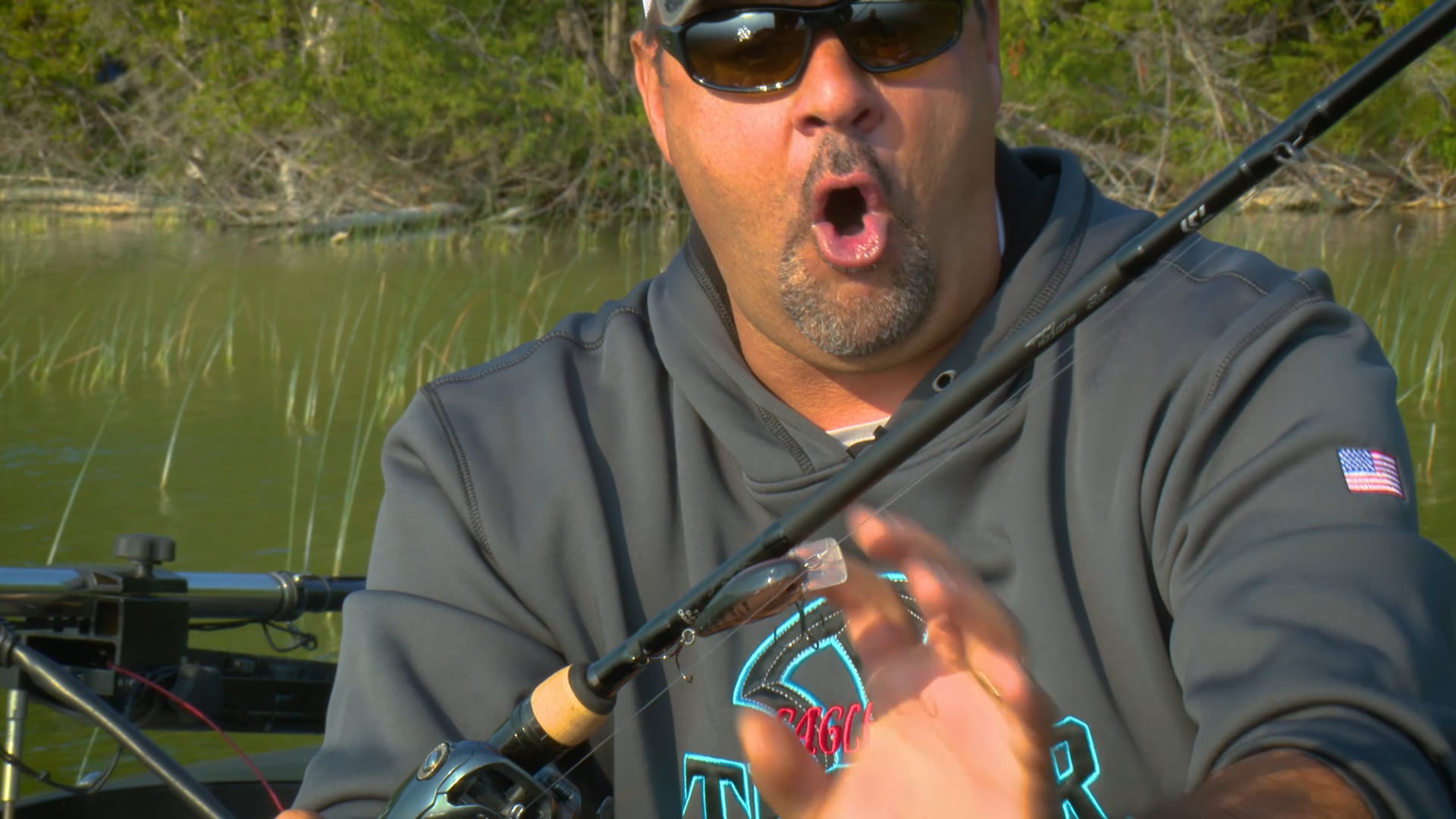 Different Way to Fish a Squarebill Crankbait - Mark Zona