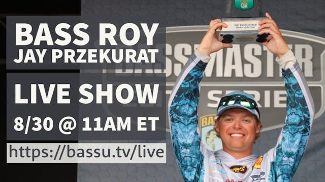 BASS Rookie of the Year Jay Przekurat...