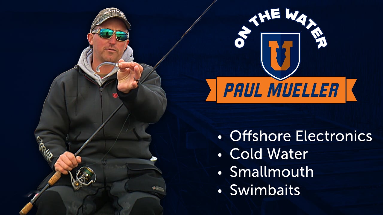 Winter Finesse Swimbait Fishing & Electronics for Smallmouth - Paul Mueller