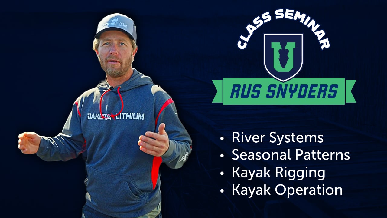 The Kayak Advantage: Fishing River Systems - Rus Snyders