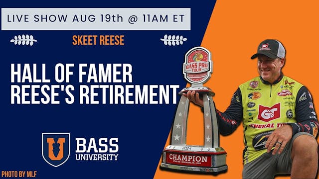 Skeet Reese Bass Tournament Retiremen...