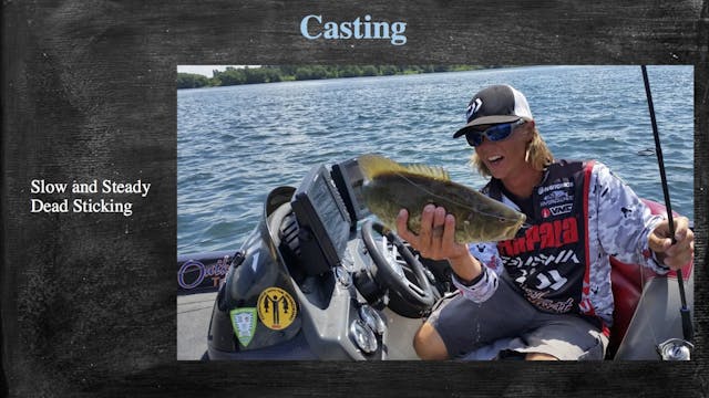 Marabou Hair Jig Fishing for Smallmou...
