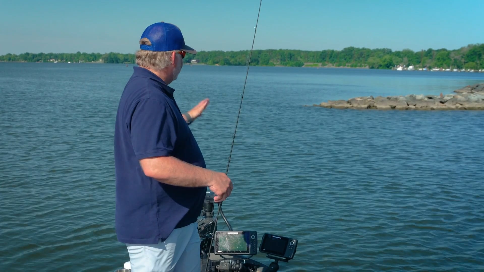 Bass Fishing Rocky Rip Rap - Gluszek