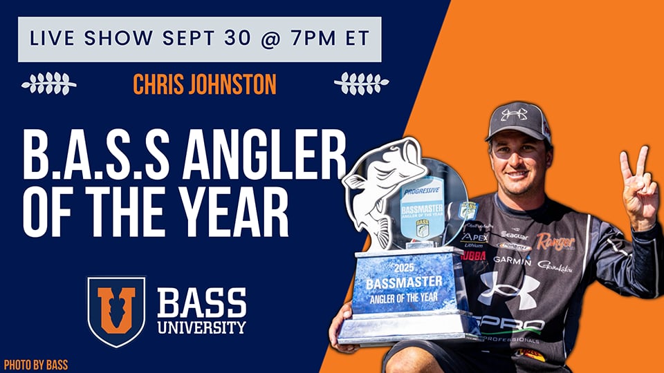 Be A Consistent Bass Angler with Chris Johnston - September 30, 2025