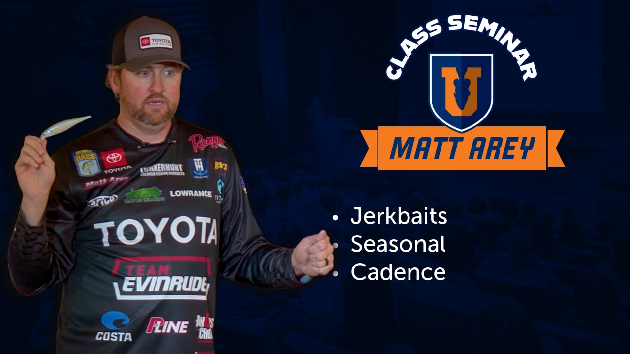 Jerkbaits: Winter, Spring, Summer & Fall - Matt Arey
