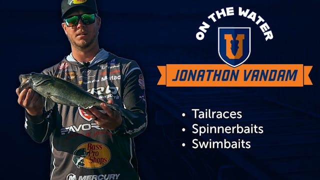 Bass Fishing Strong Current & Tailrac...