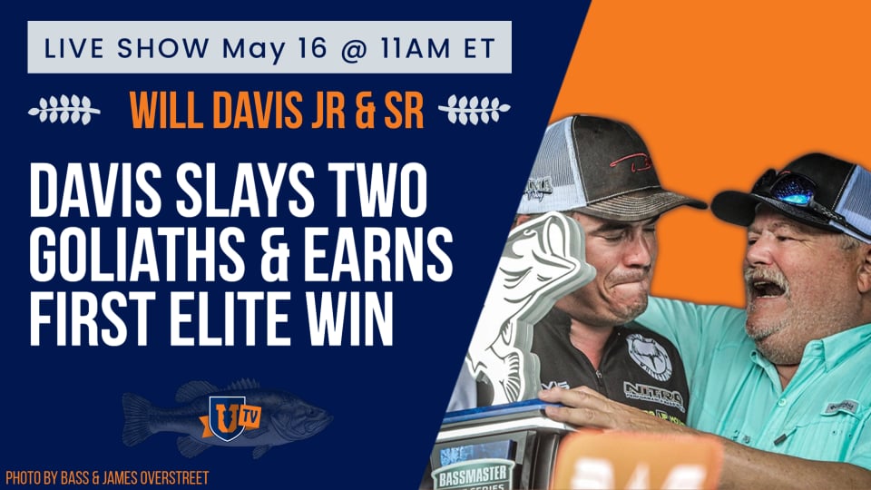 Davis Slays Two Goliaths & Earns First Bassmaster Elite Trophy - May 2023
