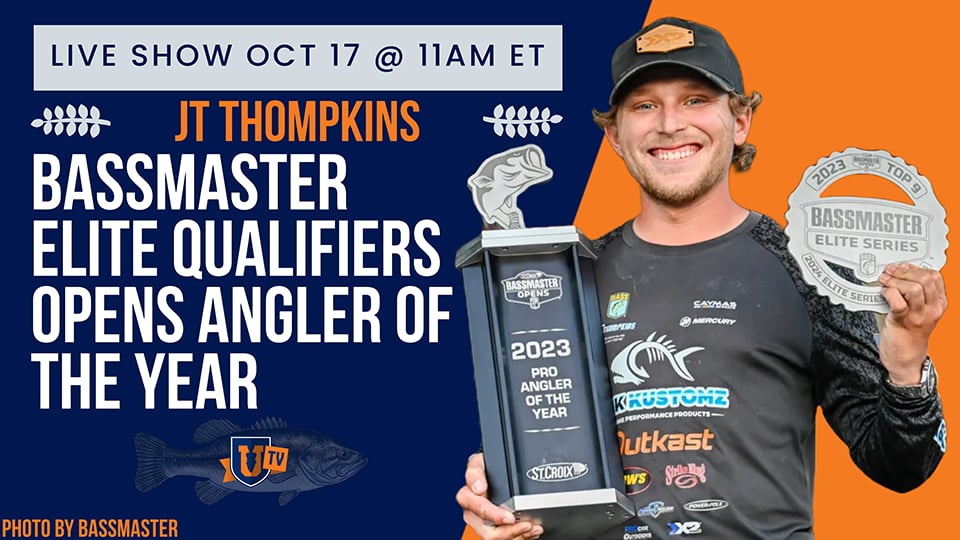 BASS Bassmaster Opens AOY JT Thompkins - October 2023