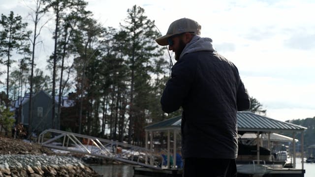Winter Jig Fishing Docks - Shane Lehew
