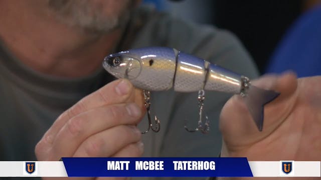 Matt McBee on Glide Baits - Tater Hog...