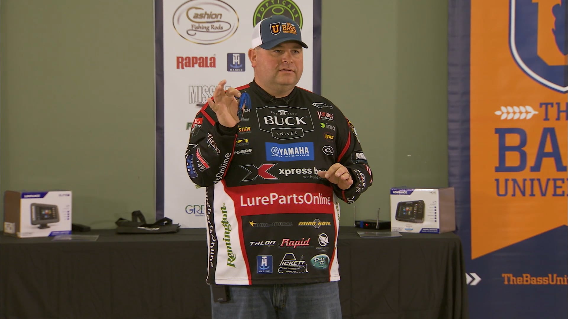 Catching Bass in Current - Lowen