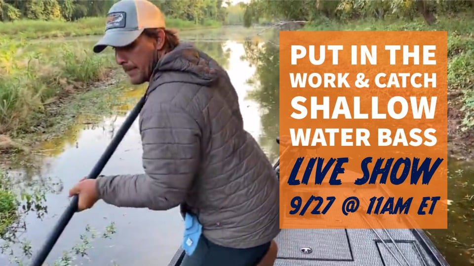 Access Winning Backwater Bass Fishing Areas - Keith Poche - September 2022