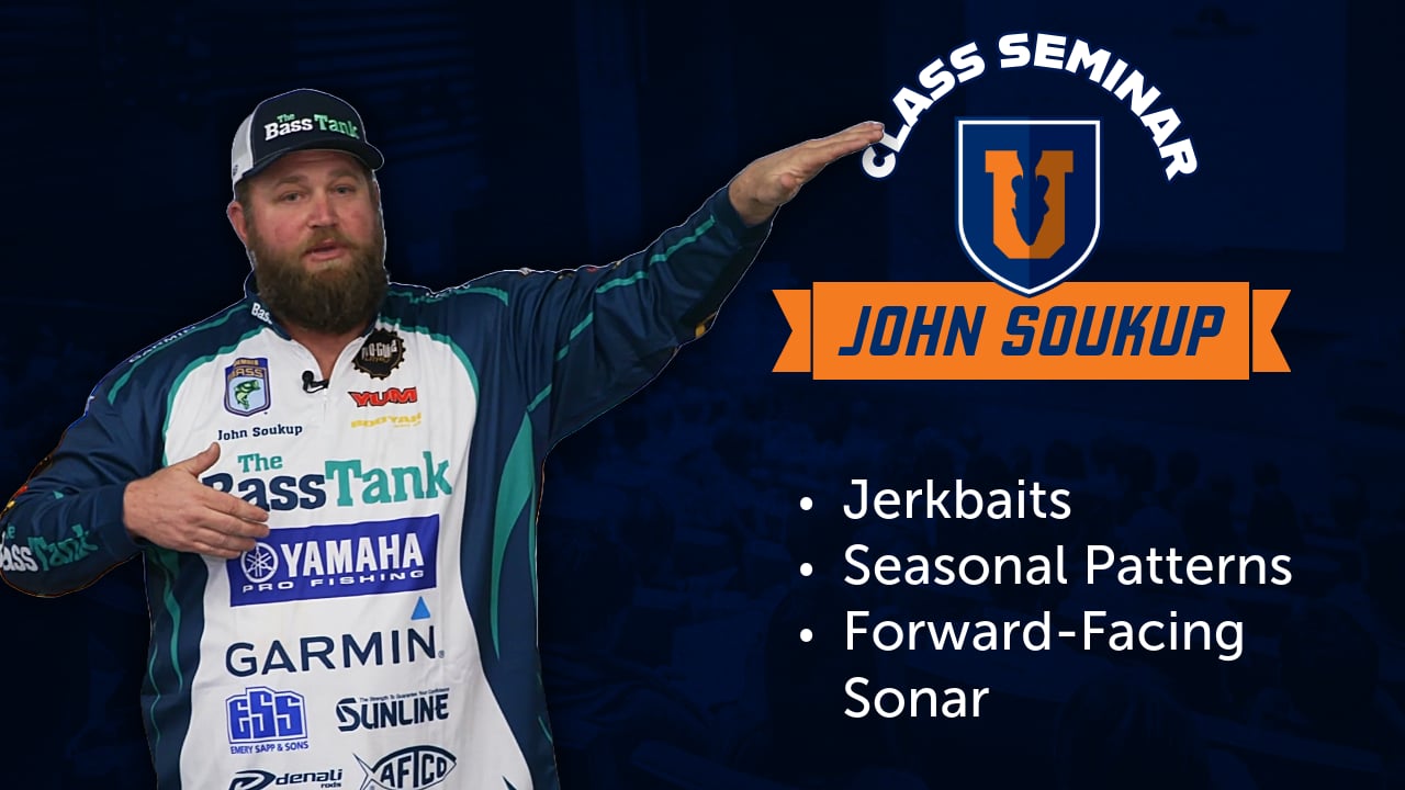 Forward-Facing Jerkbaits All Year - John Soukup