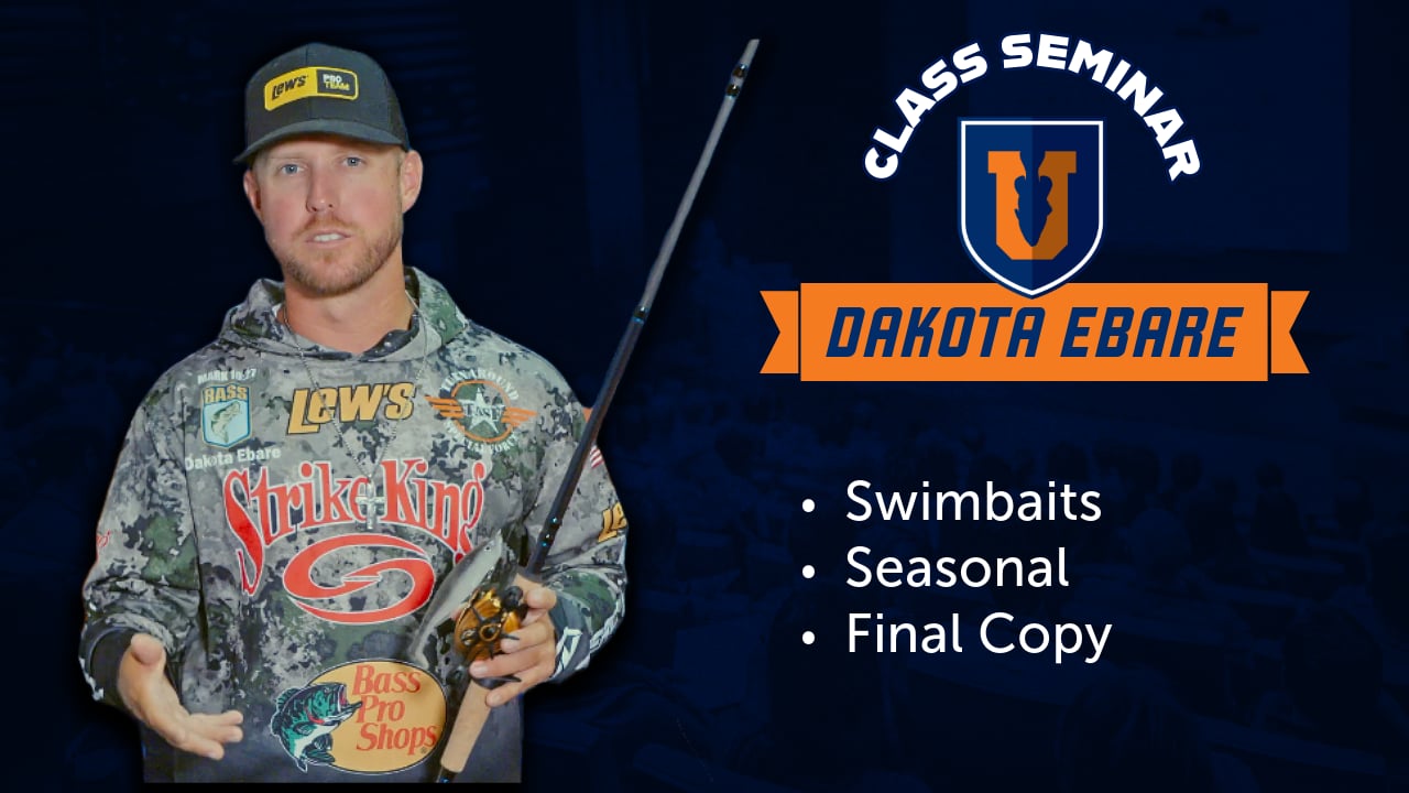Seasonal Swimbaits For Big Bass - Dakota Ebare