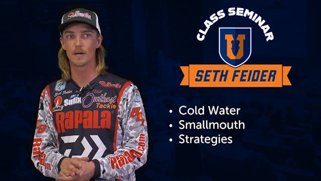 Cold Season Smallmouth Fishing - Seth...