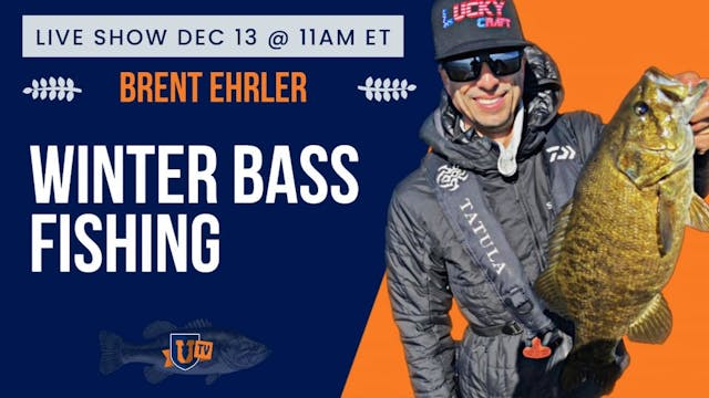 Winter Bass Fishing with Brent Ehrler...