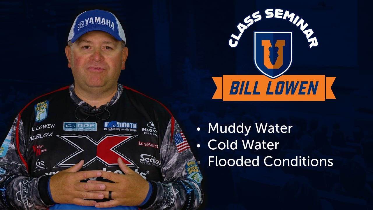 Simple Approach to Fishing Flooded Cold Muddy Water - Bill Lowen