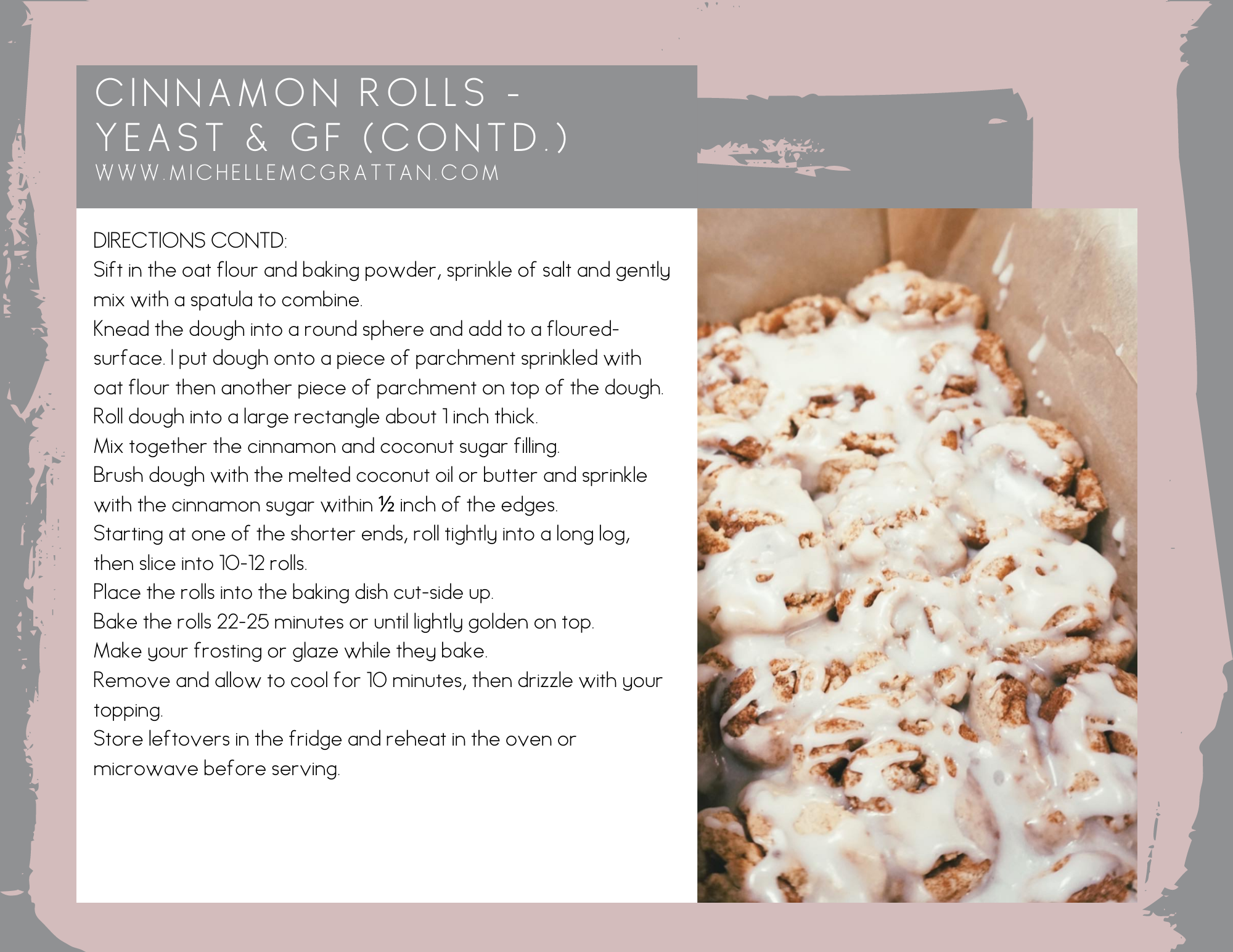 Yeast & Gluten Free Cinnamon Rolls