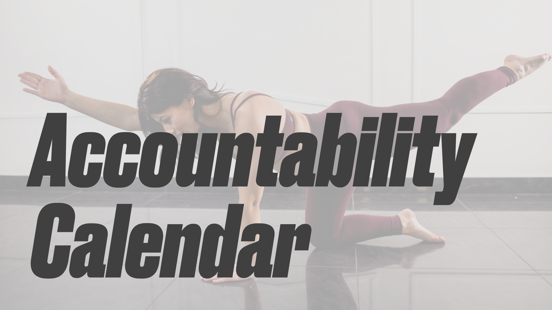 Accountability Calendar 