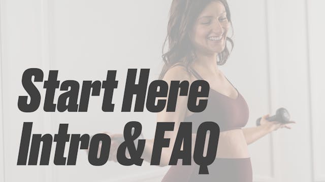Start Here! Program Introduction & FAQ