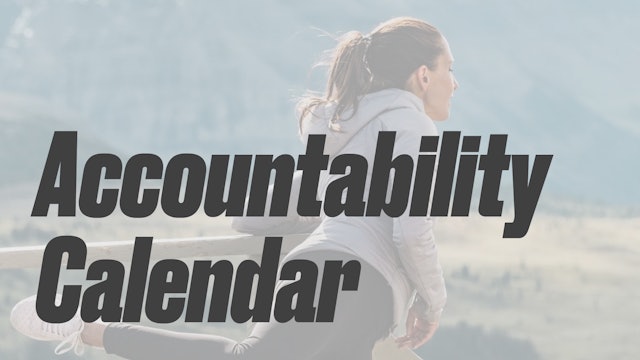 Accountability Calendar