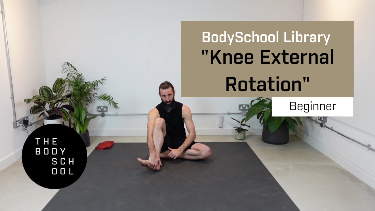 Beginner Knee External Rotation - Rotation - The Body School