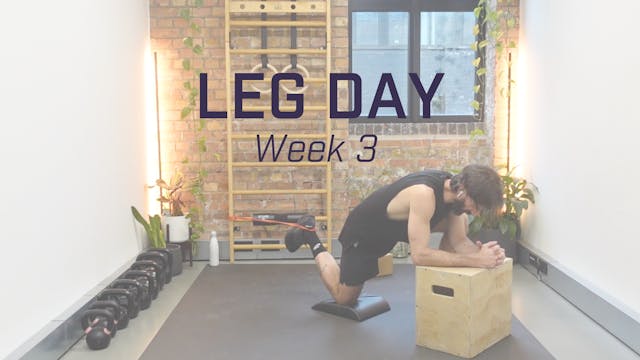 Leg Day - Week 3