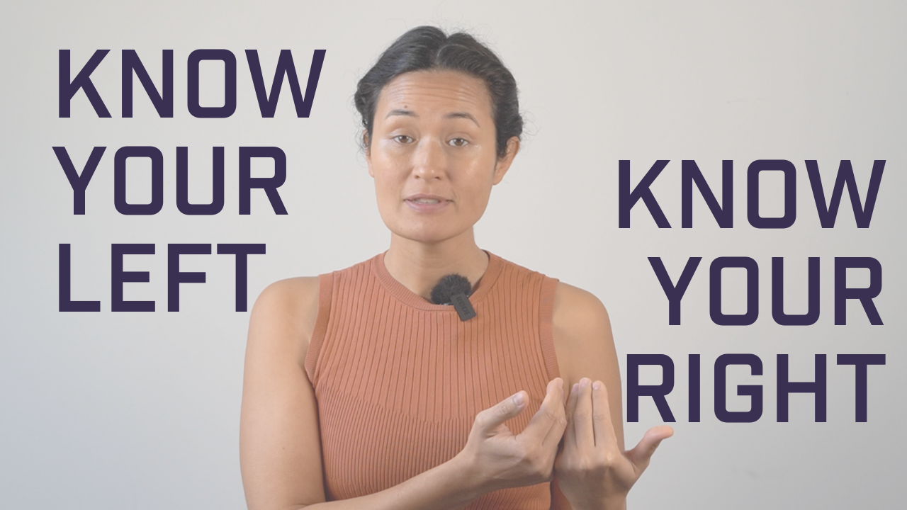 Principle No 4: Know Your Left, Know Your Right