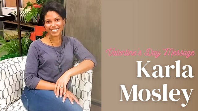 Karla Mosley 2015 Valentine's Day Mes...