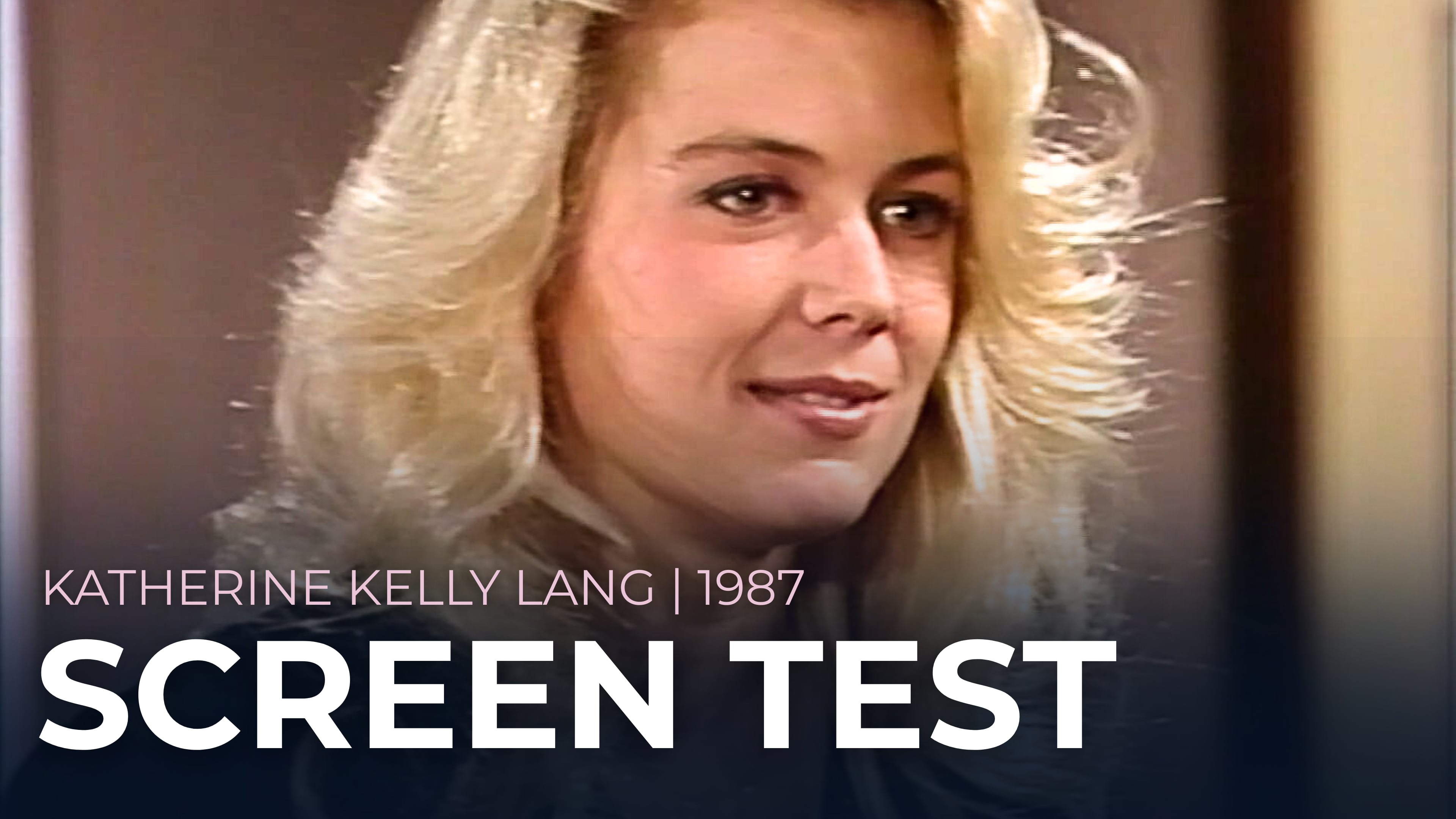 Katherine Kelly Lang's 1987 Screen Test