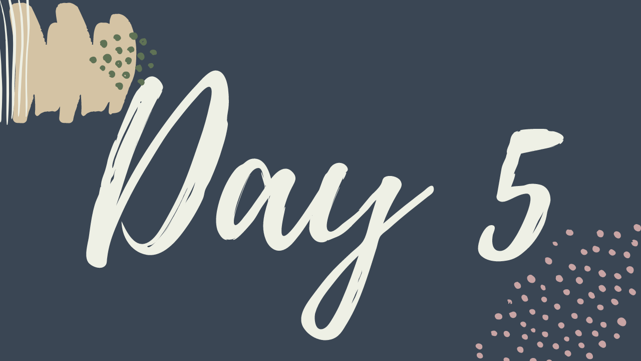 e. day 5
