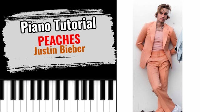 peaches - piano tutorial