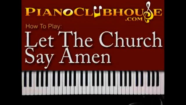 Let The Church Say Amen (Andrae Crouch)