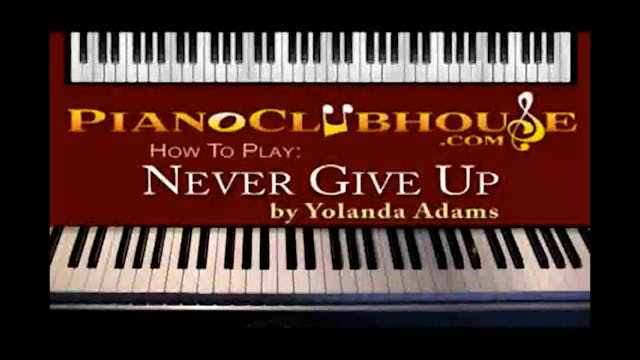 Never Give up (Yolanda Adams)