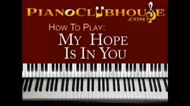 My Hope Is In You (Aaron Shust)