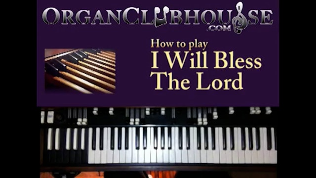 I Will Bless The Lord (Byron Cage)