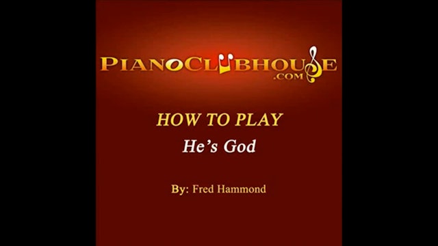 He's God (Fred Hammond)