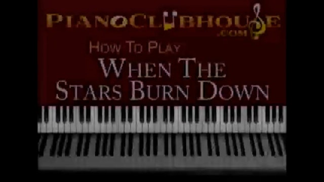 When The Stars Burn Down (Phillips, Craig & Dean)