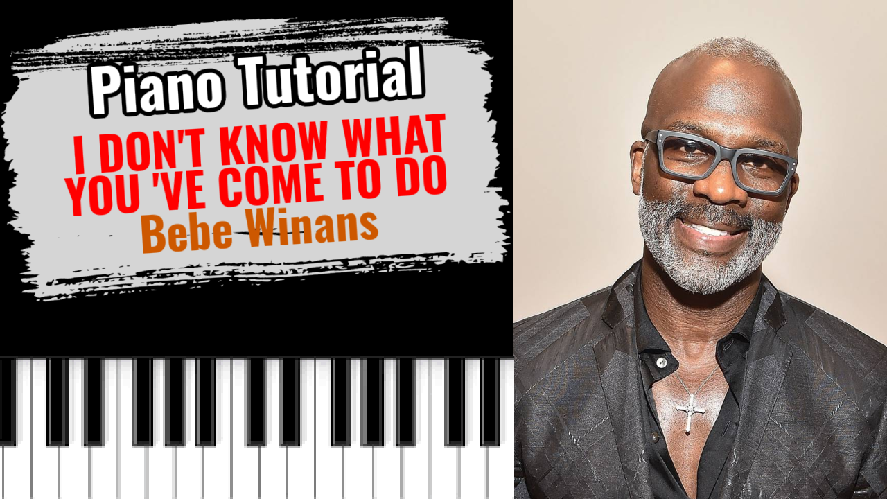 I Don't Know What You've Come to Do (Bebe Winans)