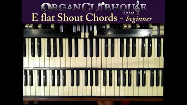 Shout Chords (beginner): E flat (Carlton Whitfield)