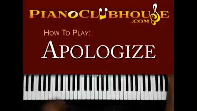 Apologize (OneRepublic)