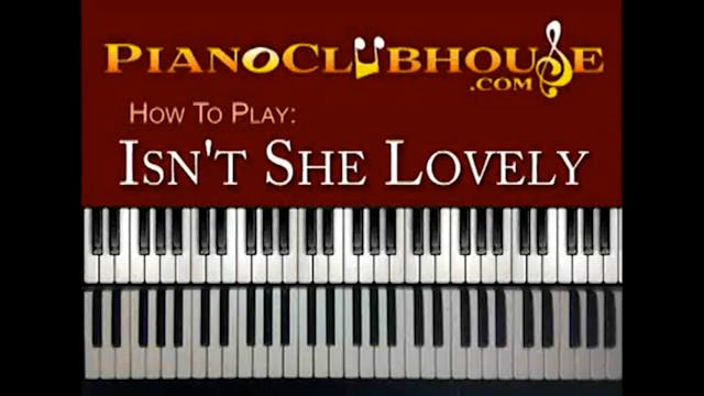 Isn't She Lovely (Stevie Wonder)