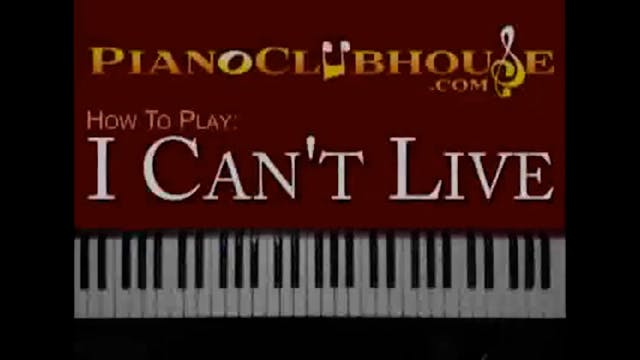 Can't Live (Genita Pugh)