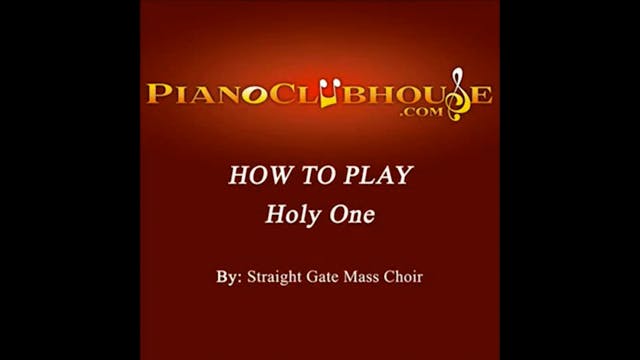 Holy One (Straight Gate Mass Choir)